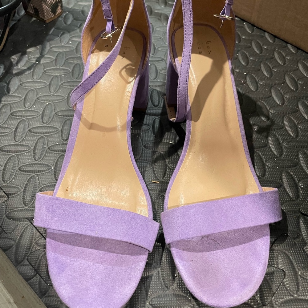 Lavender purple heels